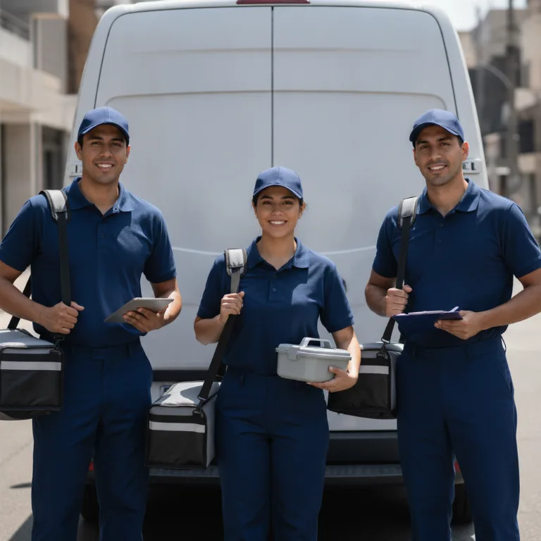 Entrega de Refeições equipe em Santa Maria